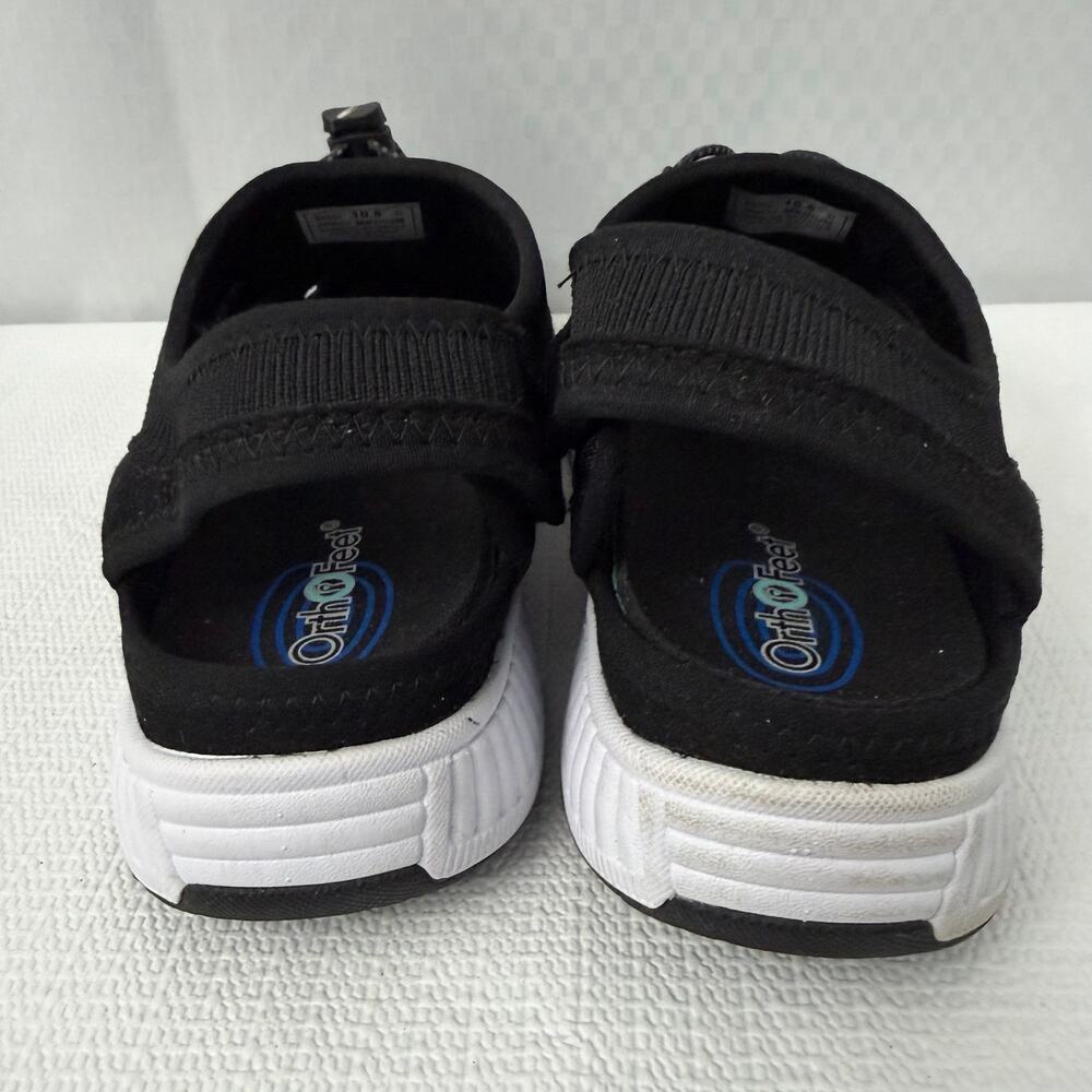 Orthofeet Laguna Sandals Women’s Size 10.5 B Black White Orthopedic Shoes - Picture 6 of 10